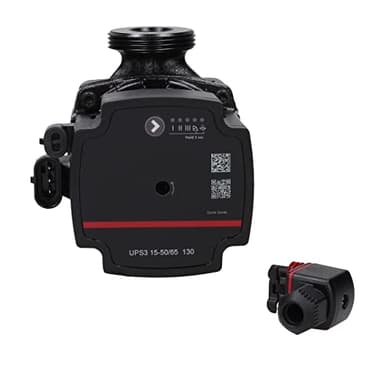 Domestic Heating Circulating Pump Compatible with Grundfos UPS3 15-50/65 130 99199622 (S/S UPS & UPS2 98334549) Genuine Part - Hanicks