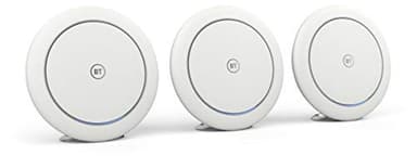 BT Premium Whole Home Wi-Fi, Pack of 3 Discs, Mesh Wi-Fi for seamless, speedy (AX3700) connection, Wi-Fi everywhere in medium to large homes, App for complete control and 3 Year warranty