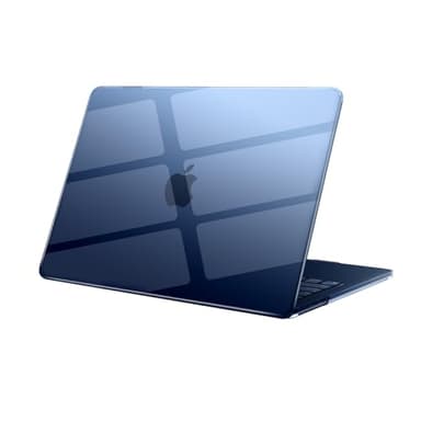eleger Case Compatible with MacBook Air 13 inch M4 A3240 M3 A3113 M2 A2681[Matching Mac's midnight], Released in 2025 2024 2022, Hard Plastic Shell Cover for MacBook Air 13.6", Midnight Clear