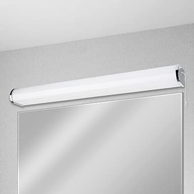 M EGA MEGACUBE 15W LED Bathroom Wall Light Above Mirror, Vanity Cabinet Wall Lamp with Pull Cord Switch, Waterproof IP44 Length 60CM Lighting Range 1300LM Warm White 3000K