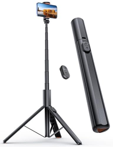 ANXRE 71"/180cm Phone Tripod Monopod, NT79 Extendable Selfie Stick Tripod for Cell Phone＆Camera, Mobile Tripod Stand for Filming, Tripod Stand Holder Compatible with Smartphone Camera