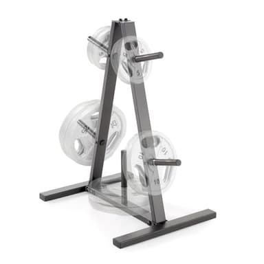 Marcy Standard Weight Plate Tree for 1-Inch Plates for Home Gym, PT-5733, Black, 300 lb. Max. Capacity