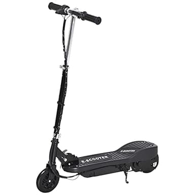 HOMCOM Kids Folding Electric Scooter, 120W Children E Scooter with Adjustable Height and PU Wheels, Ride on Toy Suitable for 7 to 14 yrs - Black