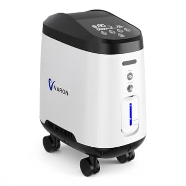 Portable Oxygen Machine 1-9L Wheelchair Oxygen Machine 93±3% at 1-2L/min Oxygen Flow, for Home Use