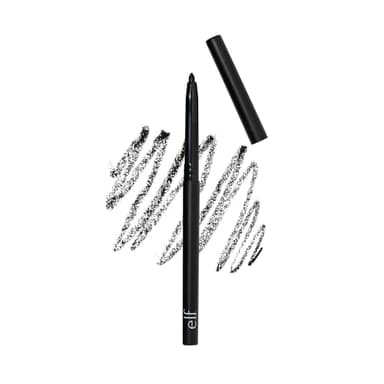e.l.f. No Budge Retractable Eyeliner, Smudge-Proof Eye Makeup, Ultra Pigmented, Long Lasting Formula, Black