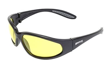 Global Vision Unbreakable Shooting/Hunting Wraparound Glasses/Shatterproof Yellow Tinted UV400 Sunglasses and Free Microfibre Pouch
