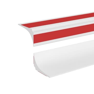 2M Silicone Shower Tray Sealing Strip,Bath Sink Edging Edge Seal Trim,Gap Caulk Strip,Wet Room Threshold Floor Water Barrier Retaining Strip,Bathtub,Countertop Splash Guard(Two Backing Adhesive)