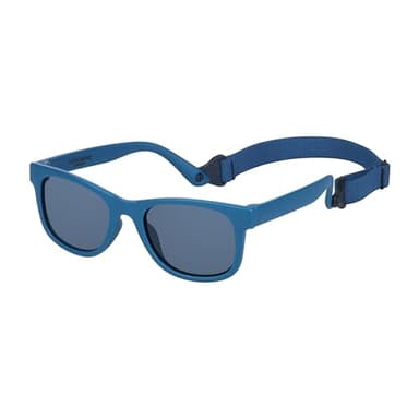 COCOSAND Baby Sunglasses with Strap Polarized Flexible Frame for Toddler Infant Newborn Girls Boys Age 0-24 Months, Matte Blue
