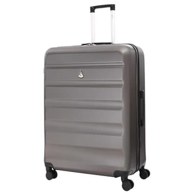 Aerolite Large Lightweight ABS Hard Shell Travel Hold Check in Luggage Spinner Suitcase with 4 Wheels, 29"