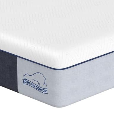 wowttrelax Double Mattresses 4ft6, 8 Inch Double Memory Foam Mattress, Medium Firm with Soft Fabric Fire Resistant Barrier, Removable cover Double Bed mattress 135x190x20cm