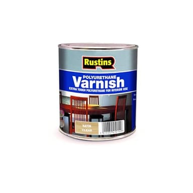 Rustins Polyurethane Varnish Clear Satin 1L