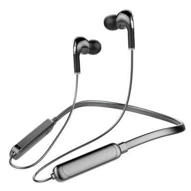 Bluetooth Neckband Earphones, Sport Wireless Bluetooth Headphones for Running Cycling Gym Home Office Sweat-Resistant Wireless Earbuds with Noise Cancelling Mic Lightweight Back to School Gift, Black