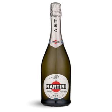 MARTINI Asti Sparkling Wine, 7.5% ABV, 75cl / 750ml, Medium-Sweet Italian Wine