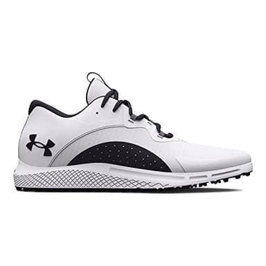Under Armour Charged Draw 2 SL Mens Golf Shoes White/Black 9 (44)