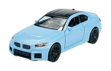 DROMADER BMW M2 G87 Coupe Blue 1:34-1:39 Die Cast Model Car, New in Box