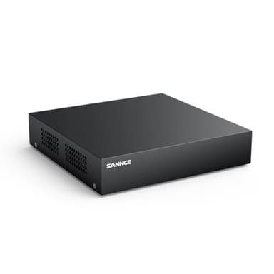 SANNCE DVR 8CH 1080P Full HD 5-in-1 Hybrid Digital Video Recorder Supports TVI AHD CVI CVBS Analog IP Security Cameras for 24/7 Security Surveillance, NO Hard Drive