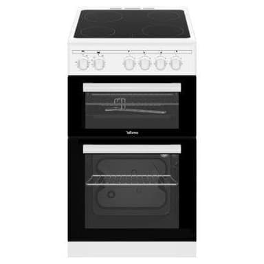 Altimo CETC502B 500mm Twin Cavity Freestanding Cooker - Black