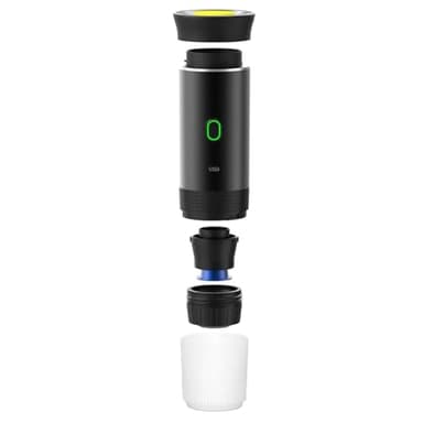 Portable Coffee Machine - Travel Coffee Maker | Car Coffee Machine | Professional Brew Device, Rechargeable Extraction Tool For RV, Hiking, Home