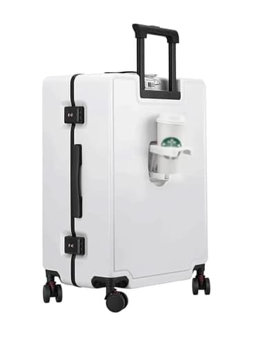 Suitcase Suitcases with Wheels Carry On Luggage Large-Capacity Partition Storage Suitcase Compression-Resistant Hard Edge Luggage Travel Gear