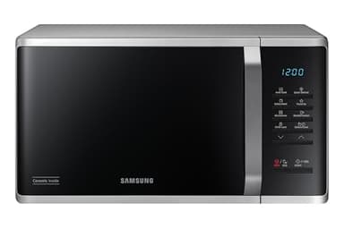 Samsung MS23K3523AS/EU 23L Solo Microwave Oven, Triple Distribution System, Silver