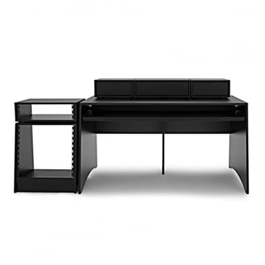 Studio Desk for Music Production with Drawers, Rack Unit and Cabinet