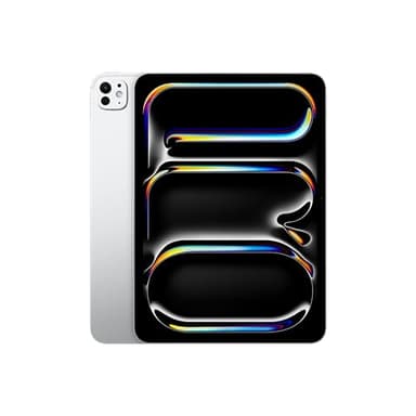 Apple iPad Pro 11-inch (M4): Ultra Retina XDR display, 256GB, Landscape 12MP Front Camera/12MP Back Camera, LiDAR scanner, Wi-Fi 6E, Face ID, All-Day Battery Life, Standard glass - Silver