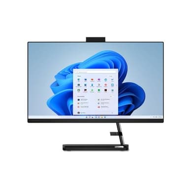 Lenovo Idea Centre AIO 3 23.8" All-In-One Desktop | Intel Pentium Gold 8505 | 4GB RAM | 256GB SSD | Windows 11 Home | Black