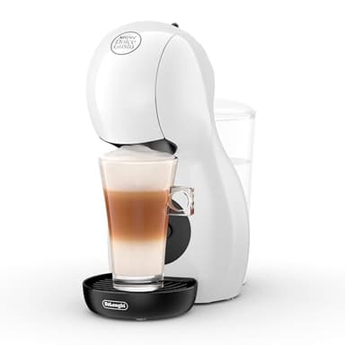 NESCAFÉ DOLCE GUSTO De'Longhi Piccolo XS Pod Capsule Coffee Machine, Espresso, Cappuccino and more, EDG210.WB, 0.8 litres, White and Black