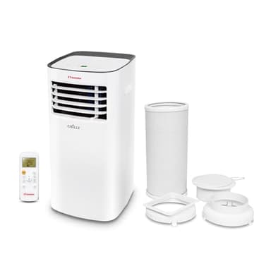 Inventor Portable Air Conditioning Unit Chilly, 9000BTU Mobile Air Conditioner, 3-1,Cooling,Fan, Dehumidifier,2 Fan Speeds,Low Energy, 24 hr timer for Rooms 215ft(WEE/MM0449AA)