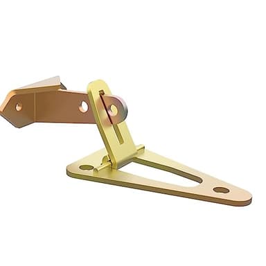 Garage Door Defender Lock,Galvanized Steel Garage Lock,Door Hasp Latch 90 Degree Heavy Duty,Door Latch Lock,Swing Bar Door Guard with Ground & Wall Anchor for Garage Roller Door Lock