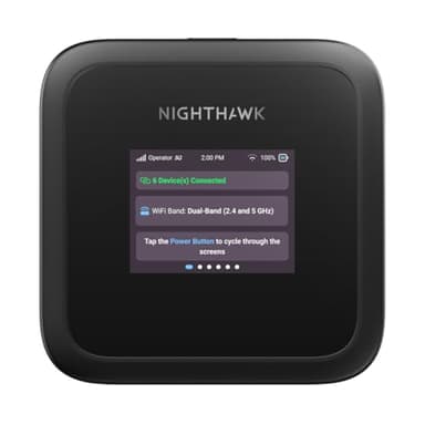 Netgear Nighthawk M3, 5G Router with Sim Slot, Portable WiFi Hotspot for Personal/Business, Mifi Device 4g 5g Unlocked, WiFi 6, up to 32 Devices, up to 2.5Gbps (MH3150)