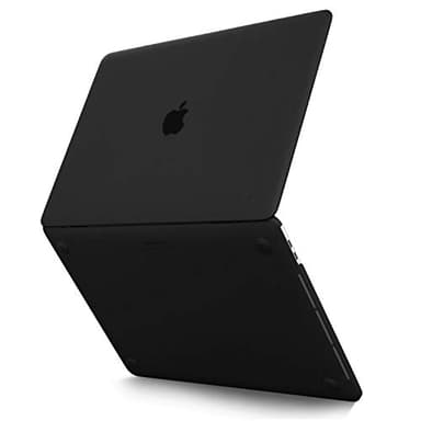 MacBook Pro 15 inch Case 2019 2018 2017 2016 Release A1990 A1707, Kuzy Hard Plastic Shell Cover for Newest MacBook Pro 15 case with Touch Bar Soft Touch - BLACK