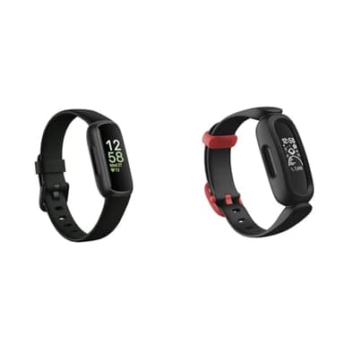 Fitbit Inspire 3 Activity Tracker with 6-months Premium Membership Included, up to 10 days battery & Ace 3 Activity Tracker for Kids with Animated Clock Faces, Up to 8 days battery life & water