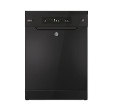 Hoover H-DISH 300 Freestanding Dishwasher, 13 Place Settings, Class C, Wi-Fi & Bluetooth, Maxi Tub, Rapid Wash & Start Delay, Black, 60x60x85 cm - HF 3C7L0B-80