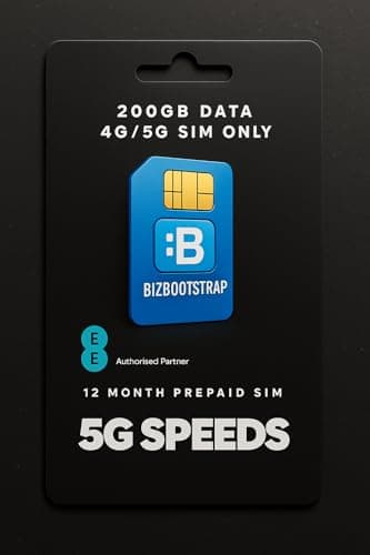 EE 200GB Data SIM – Uncapped 5G Speeds – Preloaded EVERY MONTH Till OCTOBER 2027 – No Contract – Plug & Play for Business Broadband, Routers & Phones, Fleet Vehicles.
