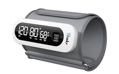 Trakr - Smart Blood Pressure Monitor with App | NHS Supplier & CE Approved | Wireless Upper Arm Cuff | Bluetooth | Portable Battery Powered