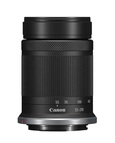 Canon RF-S Lens 55-210mm F5-7.1 IS STM - Telephoto Zoom Camera Lens with 4.5 stop Optical Image Stabilizer for Travel, Sports & Wildlife | Canon EOS R APS-C Compatible Camera Lens