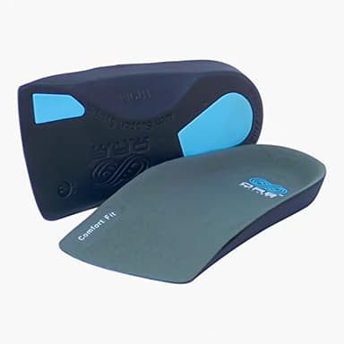 Plantar Fasciitis 3/4 Length Arch Support Orthotic Insoles. Flat Feet, Fallen Arches. Heel Pain Relief. Men's & Women's Shoe/Boot Inserts (S 5-6.5)