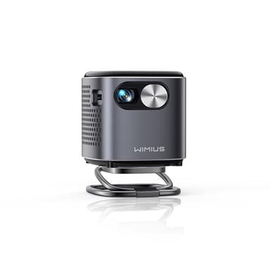 【Ultra Short Throw & Android 11.0】Mini Projector, Auto Keystone 550ANSI Smart DLP Battery Projector, WiFi6 Bluetooth Portable Projector, Pocket Projector for Home Cinema,Travel,Camping Gift with Stand
