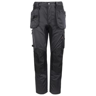 TuffStuff - X-Motion Work Trousers - 44” Waist - Grey - Cargo Trousers - Work Trousers For Men - Stretch Panels - Triple Stitched Seams - Features Knee Pad Pockets - Men's Work Trousers