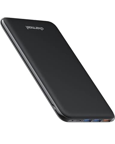 Charmast 26800mAh Power Bank USB C Battery Pack Portable Charger USB C Slim Type C Battery Bank with 3 Input & 4 iSmart Output compatible with Smartphones Tablets and More (Black)