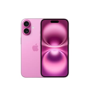 Apple iPhone 16 128 GB: 5G Mobile phone with Apple Intelligence, Camera Control, A18 Chip and a Big Boost in Battery Life. Works with AirPods; Pink