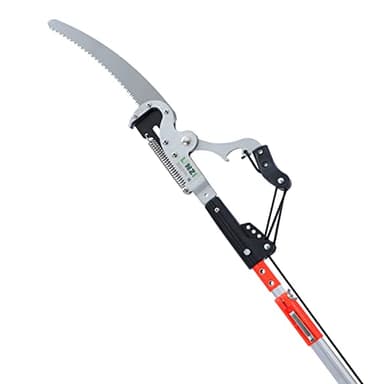 LINZI Telescopic Tree Pruner 3M with 350mm Extra Blade Extendable Long Reach Pole Pruning Saw Tree Loppers for Cutting Trimming High Branches Leaves Shrubs