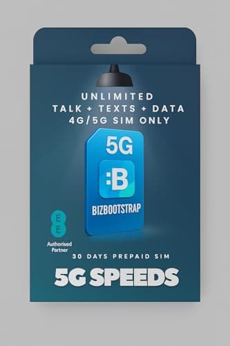 EE PRELOADED UNLIMITED TALK, DATA and TEXTs SIM – Uncapped 5G Speeds – 30Days – No Contract – No Credit Check. (NODATA30)
