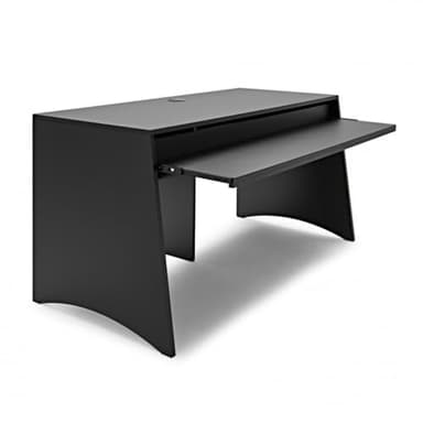Modular Music Production Studio Desk by Gear4music, Black