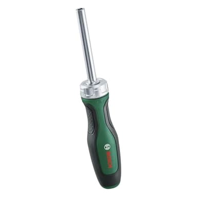 Bosch Bit Ratchet Screwdriver (High-Torque Ratchet Screwdriver for Efficient Screwdriving; Max. Torque 36 Nm; 36-Tooth Gear; Magnetic Bit Holder; Ergonomic Softgrip Handle)