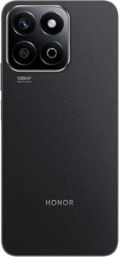 HONOR X7c Dual SIM | 16GB (8+8) RAM + 256GB Storage | 6.77" 120Hz Display | 108MP Dual Camera | 6000mAh Battery | Android 14 | Water-Resistant | Stereo Speakers | Fast Charging (Midnight Black)