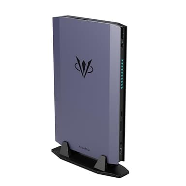 AtomMan G7 Ti Gaming Mini PC|Intel Core i9-14900HX,24 Cores/32 Threads|NVIDIA GeForce RTX 4070 Graphics(8GB DDR6),Barebone PC|HDMI 2.1&USB4|3xUSB Type A| RGB LED |Wifi7&BT5.4(NO RAM/SSD/OS)