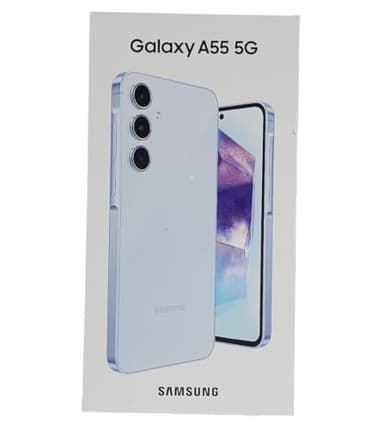 Samsung Galaxy A55 128GB 5G SIM Free Smartphone - Awesome Iceblue