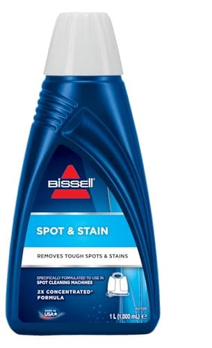BISSELL Spot and Stain Formula, Rug Cleaner Removes Tough Spots & Stains, Stain Remover for Use In Compact Carpet Cleaners, Carpet Cleaning Solution, Upholstery Cleaner Solution,1L, 1084N
